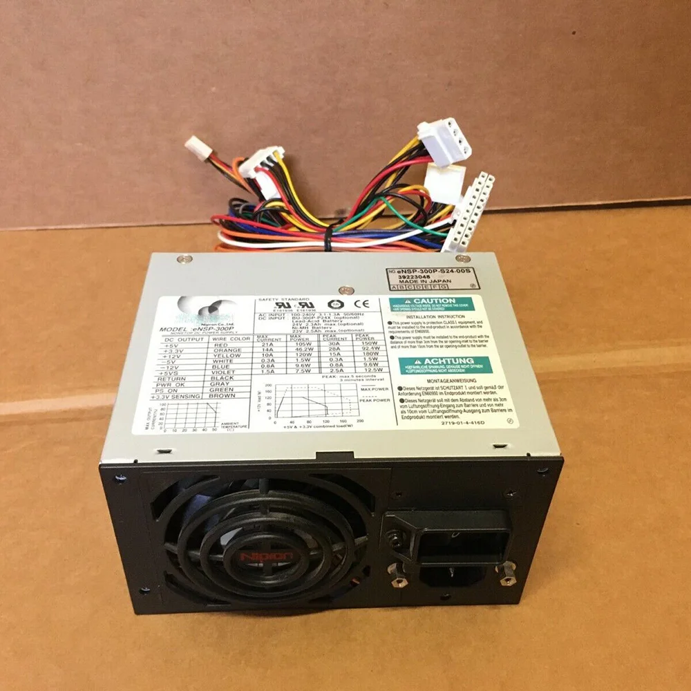 Industrial Control Power Supply for Nipron eNSP-300P BU-300P-24P 300W Work Good 3 Industrial Control Power Supply for Nipron eNSP-300P BU-300P-24P 300W Work Good