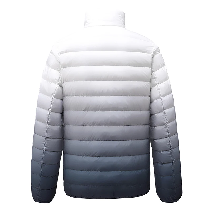 90% White Duck Down Lightweight Down Jacket With Solid Standing Collar Casual and Versatile Warm Down Jacket for Men and Wome