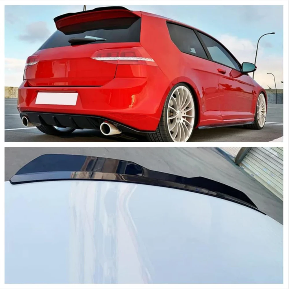 Auto-Heckflügel-Zierleiste zum Aufkleben, Kofferraum-Spoiler mit Klebeband, Modifizierte Teile - Schnelle Installation – Detail 3