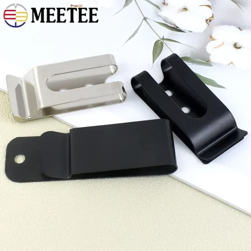 Metal Belt Clip Buckle Set with Waistband and Pocket Loop Hooks - DIY Hardware Accessories
