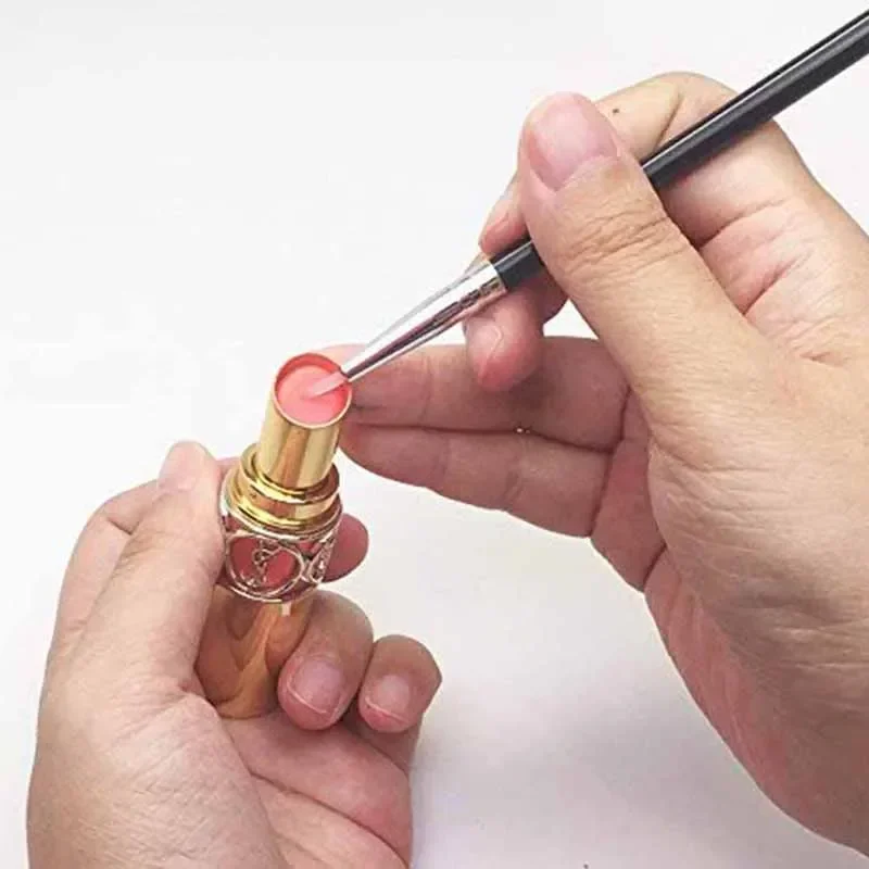 Brochas maquillaje 실리콘 아이 섀도우 립 애플리케이터 메이크업 브러쉬 아이 라이너 립 브러쉬 전문 아이 섀도우 화장품 도구