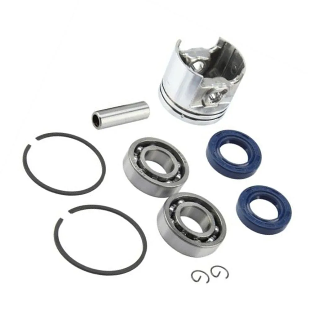 

2*Circlips+2*Crankshaft Bearings 37mm Piston Ring Bearing Oil Seal Kit For Stihl MS170 017 Chainsaw 1130 030 2000