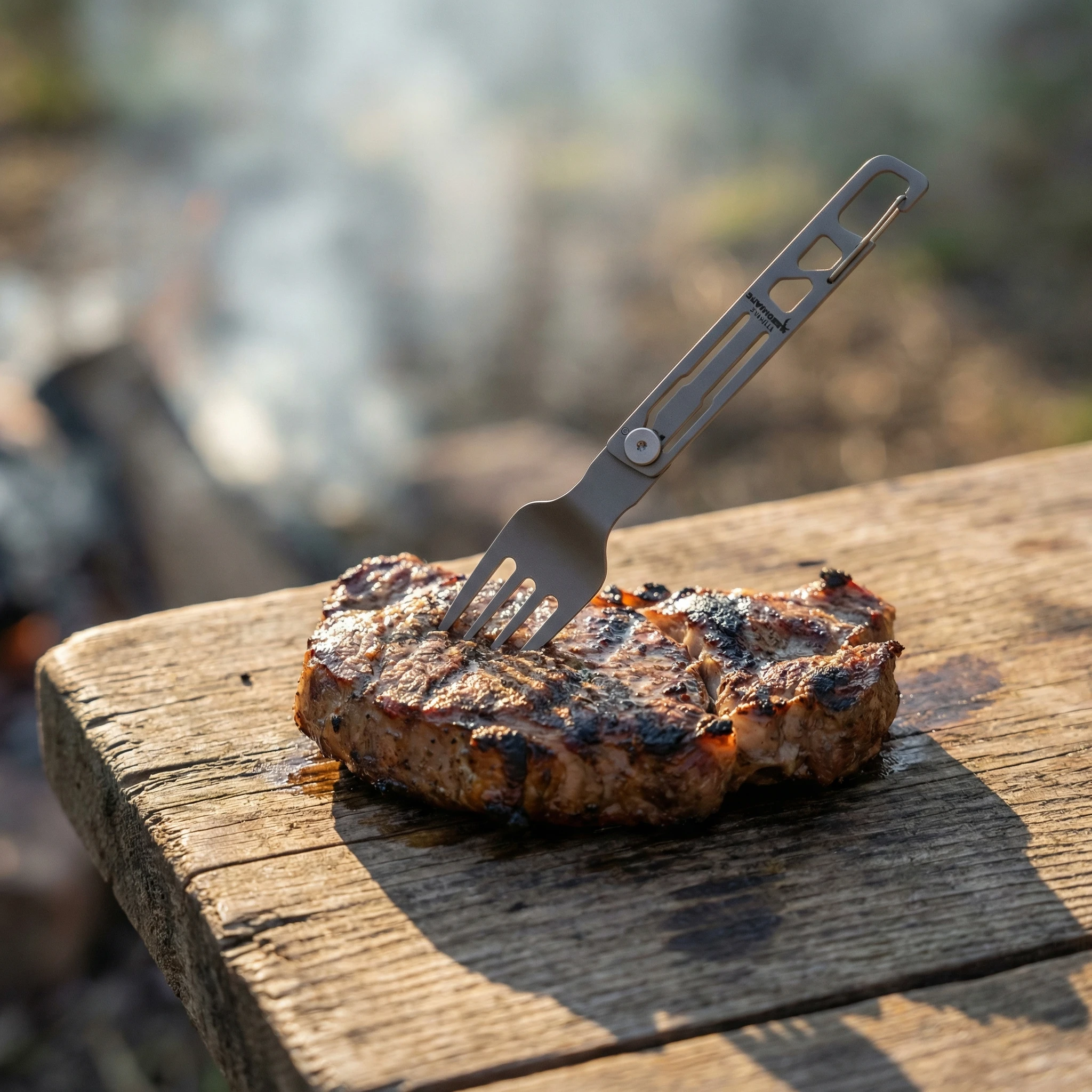 Titanium Folding Camping Utensil 2