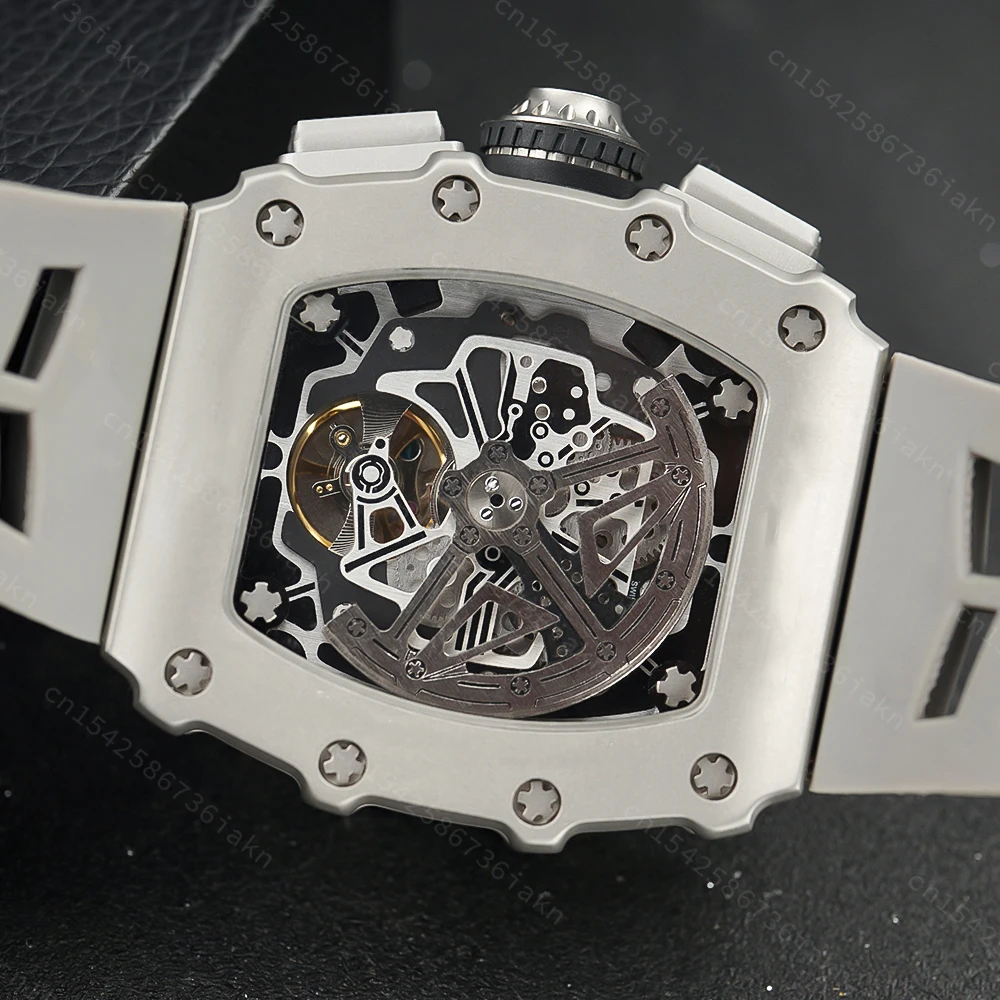 2022 Fashion New Men's Automatic Watch Stainless Steel Material Rubber Strap Sapphire Glass Mirror Casual Sports Waterproof