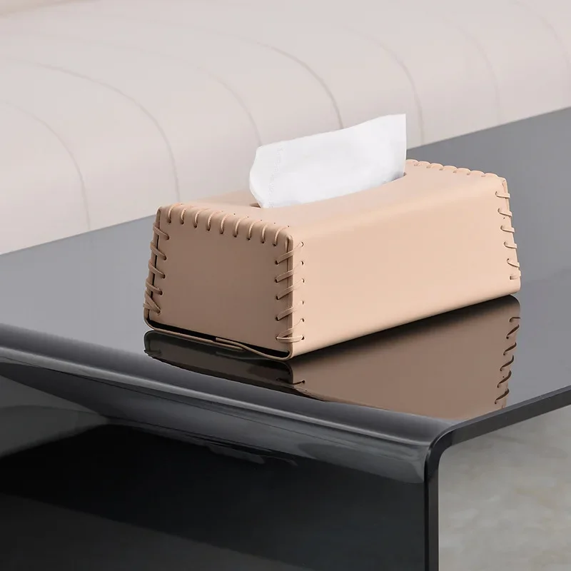 

Tissue Luxury And Dispenser Organization Paper Storage Case Box Leather Holder Holders Toilet Light Kitchen Car