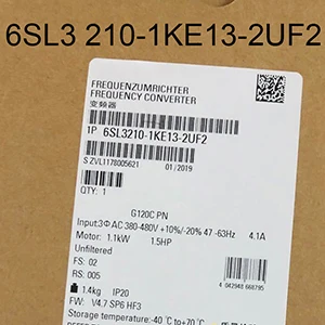 

1PCS 6SL3210-1KE13-2UF2 6SL3 210-1KE13-2UF2 New in box