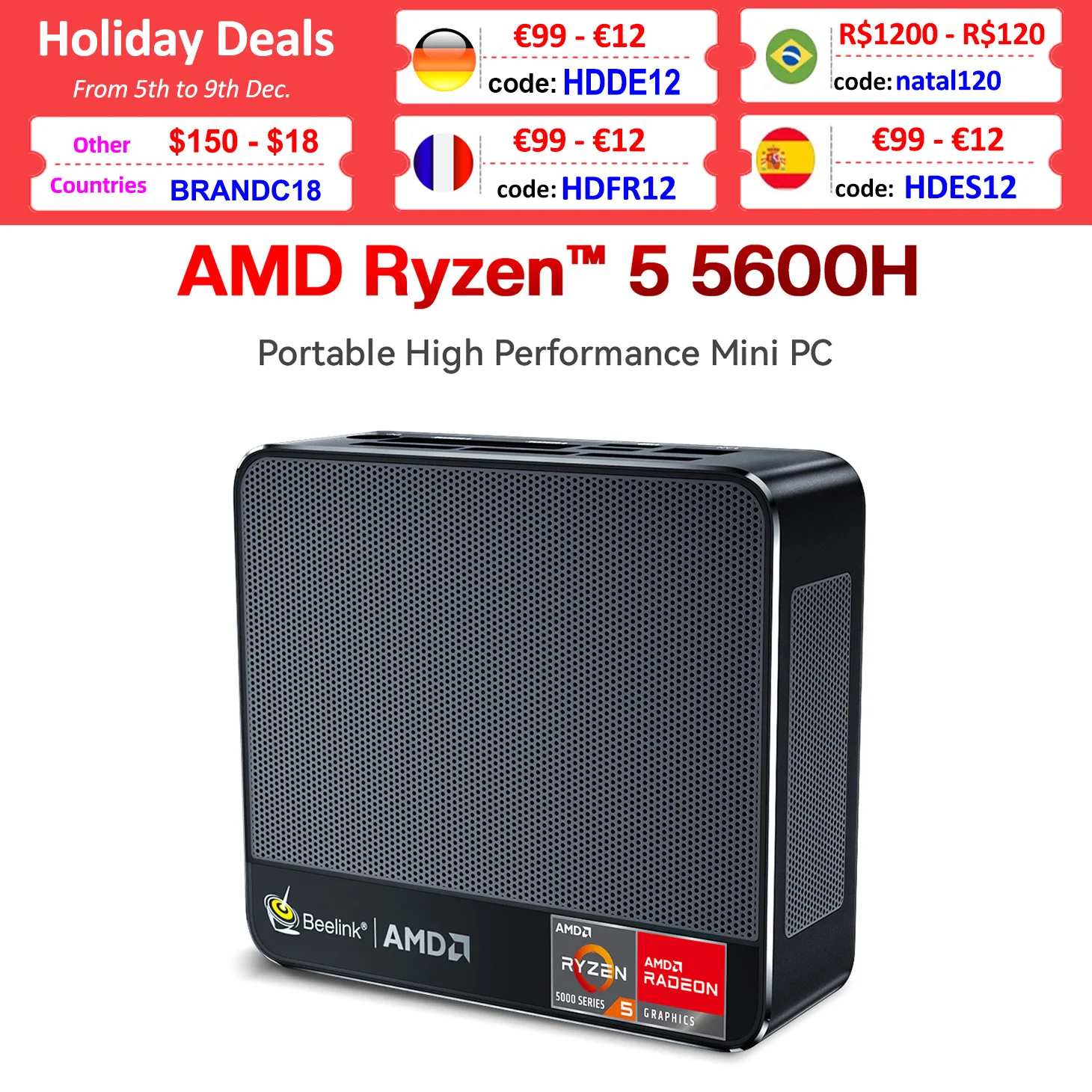 Beelink Ser4 Ryzen 7 Amd 4800u Radeon 8 Core Graphics Windows 11 Mini