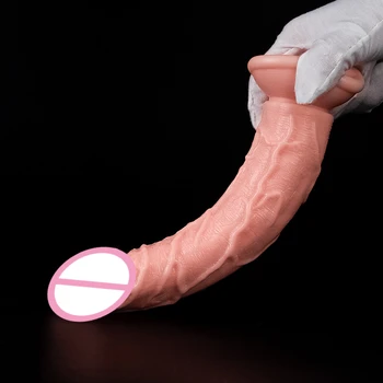 Realistic Dildo Skin Feeling Sex Toys for Women Big Penis with Suction Cup Female Masturbator Anal Sex Product 4