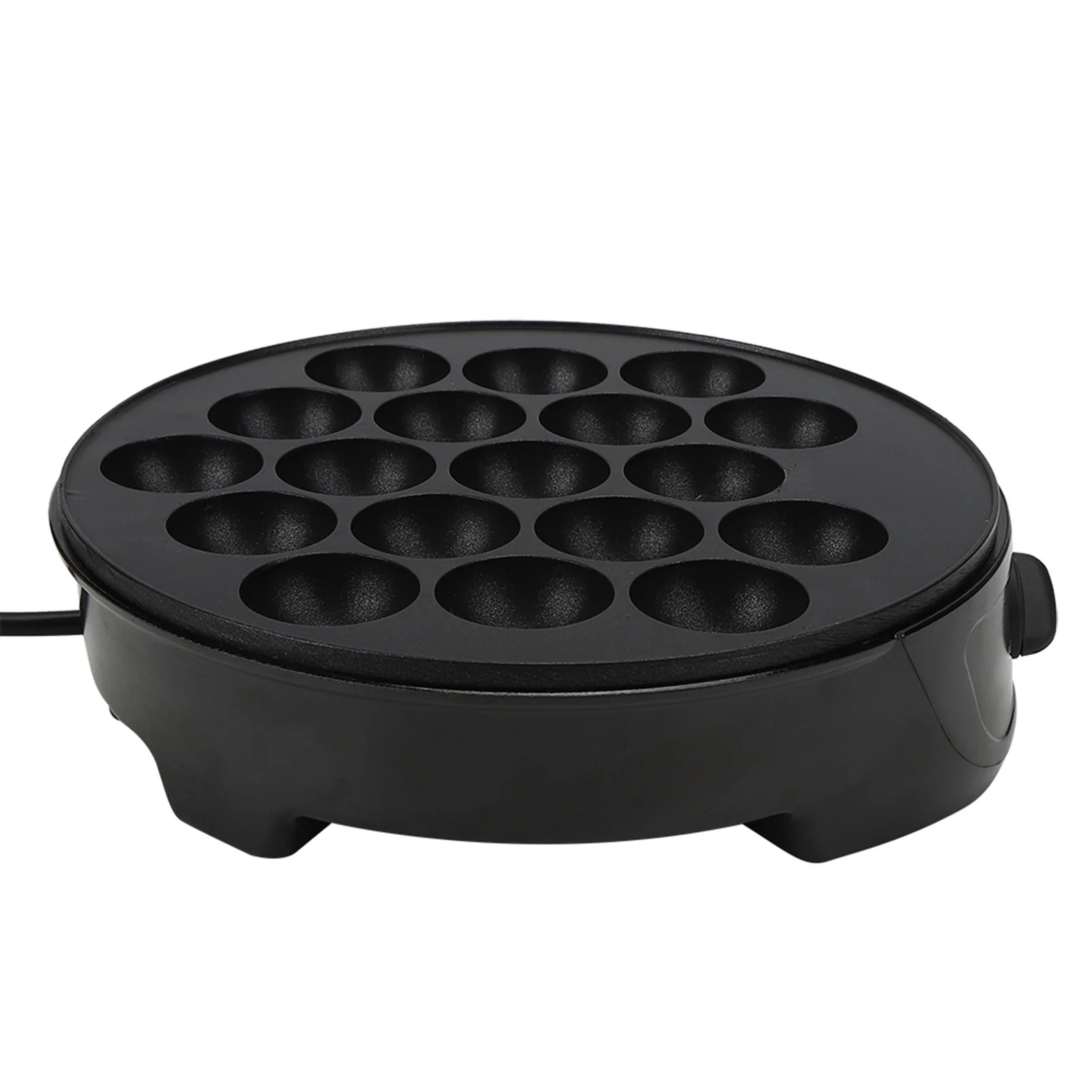 Octopus Ball Pan Grill Pan Breakfast Machine Non‑stick Black 220‑240V Electric  Takoyaki for Cake Puffs Home Octopus Ball 3