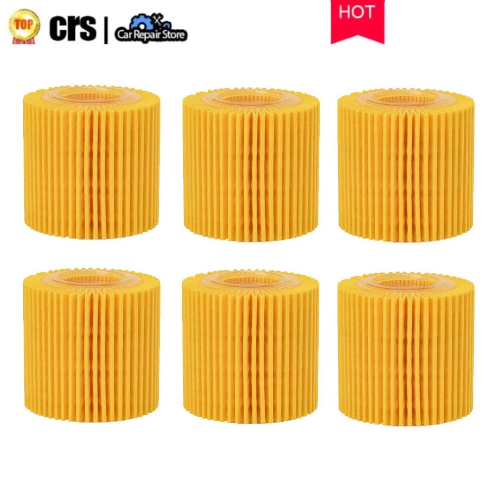 

Масляный фильтр 04152-37010 0415237010 для Toyota C-HR, AURIS AVENSIS PRIUS RAV4 VERSO YARIS Corolla, Lexus 04152YZZA6, 6 шт.