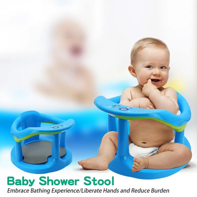  Asiento de bañera para bebé, silla de baño antideslizante para  bebé, silla de bañera para bebé sentado, asiento de baño de bebé con  ventosas, bonito asiento de baño para bebé de