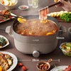 SUPOR 220V Electric Fondue Double Flavour Pot 6L Multi-purpose Pot Household Multi Electric Hot Pot Electric Cooker 5