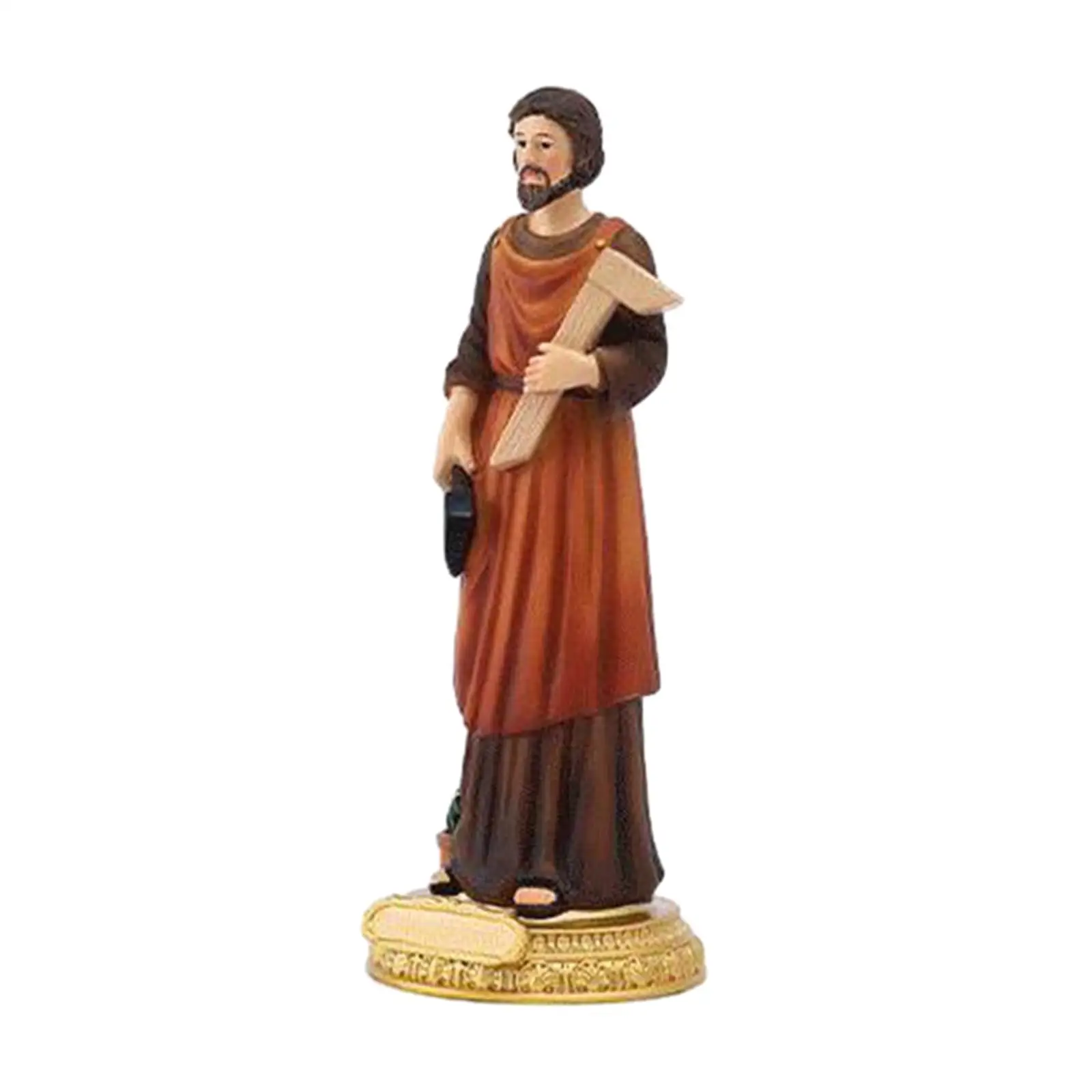 ST Joseph Statue Saint Joseph Figurine Christian Decorative Indoor Decoration Catholic Decor Ornament Sculpture Worker Figure