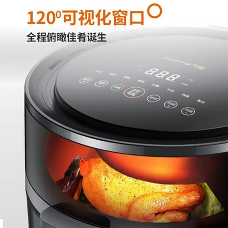 Visual air fryer household multi-functional light smoke frying large capacity French fries machine new model 4