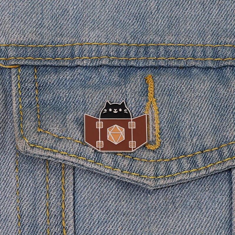 Cartoon Spiele Emaille Pins Rolle Spielen Dungeon Katze Broschen Revers Abzeichen Für Heißer Rucksack Schmuck Geschenke Für Fans Freunde – Detail 6