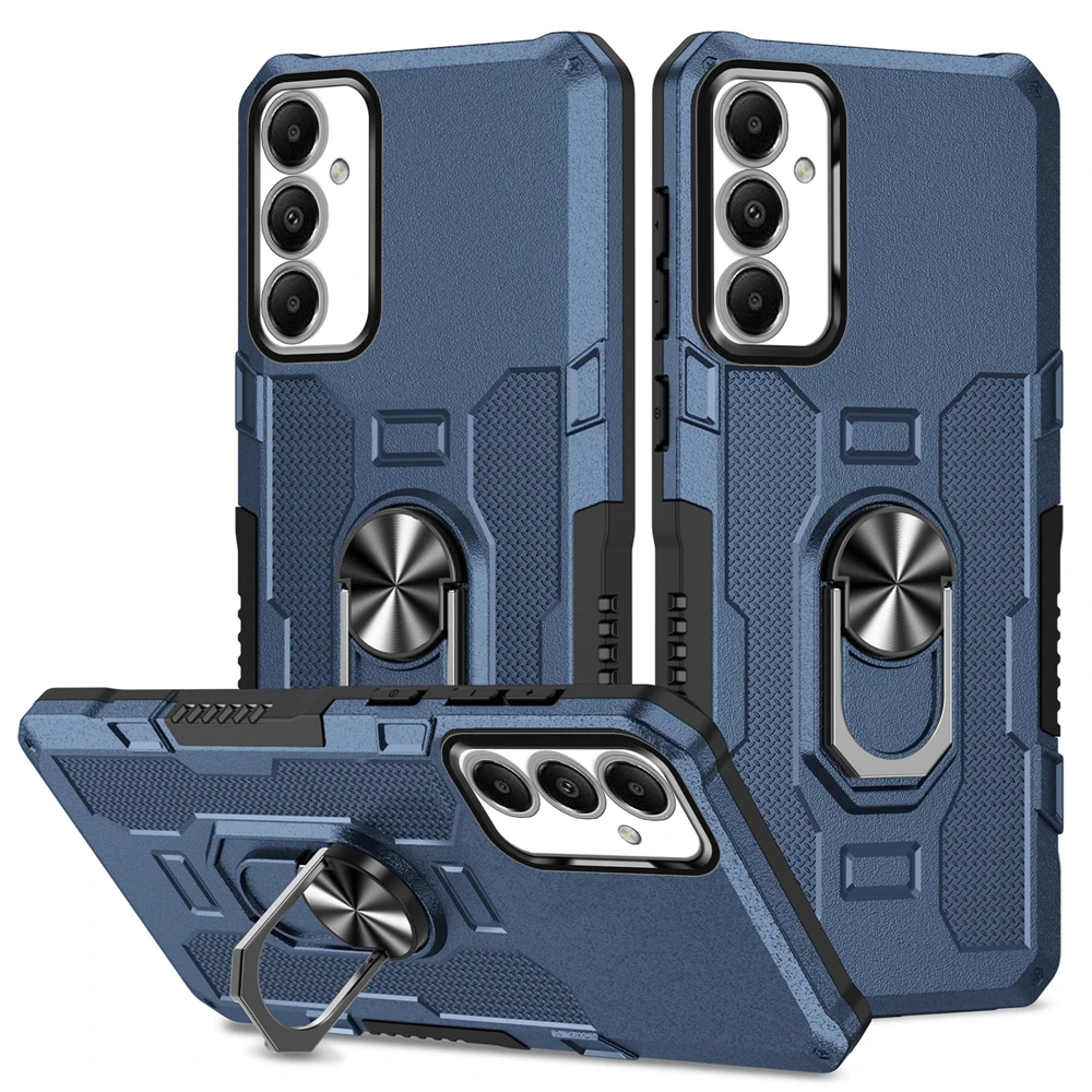 Magnetic Armor Case with Ring Holder - Durable Phone Cover