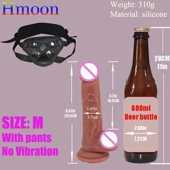 Big Soft Dildo Realistic Suction Cup Penis Lesbian Strapon Faloimitator Dick Huge Silicon Dildos for Women Gay Dildio Sex Toys 5