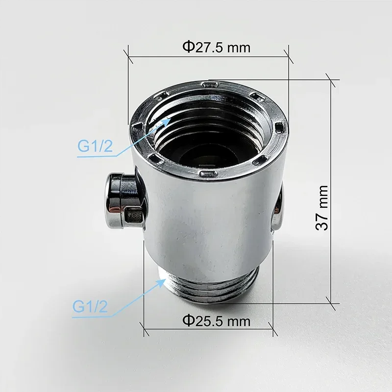 Shower Head Arm Diverter Valve Bidet Sprayer Head Water Shut-Off Angle Valve Flow Regulator Switch Faucet Replacement Parts 1pc diverter valve,shower head diverter valve