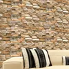 70cmx1/2/3/5/10m 3D Paper Wall Adhesive Living Room PVC Self-adhesive Panels Home Decoration Wallpapers Waterproof Wall Stickers 2