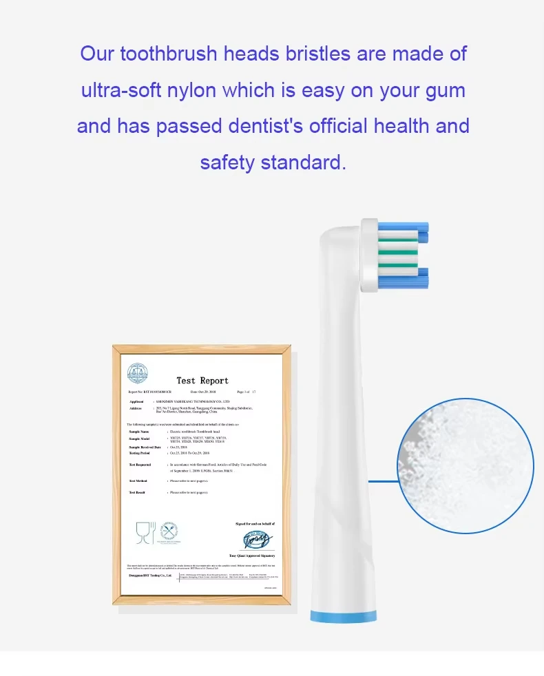 Zahnbürstenköpfe Kompatibel mit Oral B Genius Smart Pro Serie Mehrfachpackungen 1-Jahres-Vorrat Polieren Aufhellen Oberflächenflecken – Detail 5