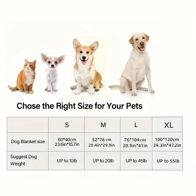 3pcs/1pc Thickened Pet Blankets with Paw Print & Bone Patterns - Soft Plush Machine Washable Dog Blankets for All Dog Sizes 3