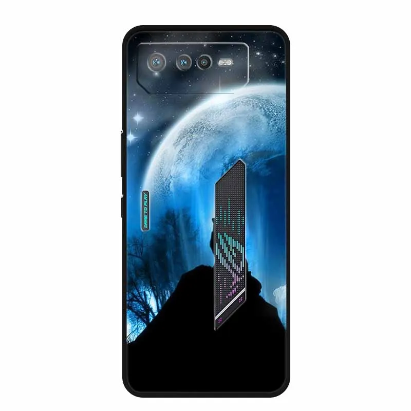 Fashion Soft TPU Silicone Back Case for Asus ROG Phone - Trendy Protective Phone Cover Bumper