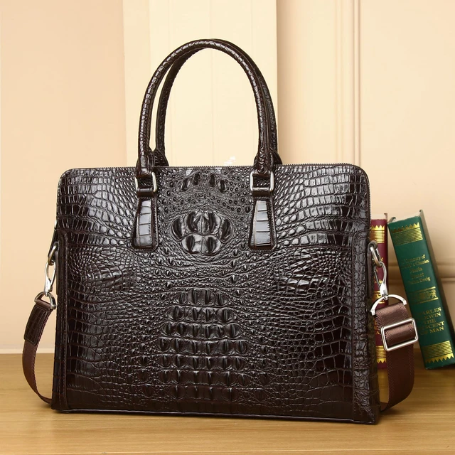 Fashion Alligator Bag and Luxury Alligator Briefcase for Men