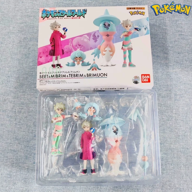 

Genuine Bandai Scale World Pokemon Galar Region Bea Hitmontop Allister Mimikyu Cursola Anime Figure Kids Toy Birthday Xmas Gifts