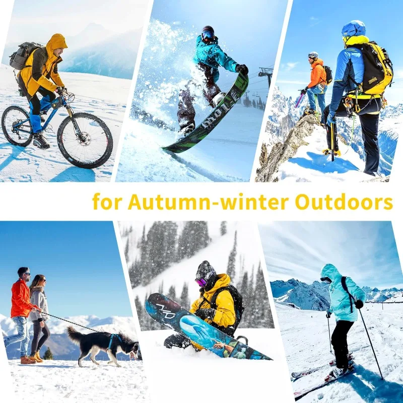 Winter Thermal Fleece Hat Hooded Outdoor Windproof Skiing Sport Neck Warmer Balaclava Cycling Face Mask