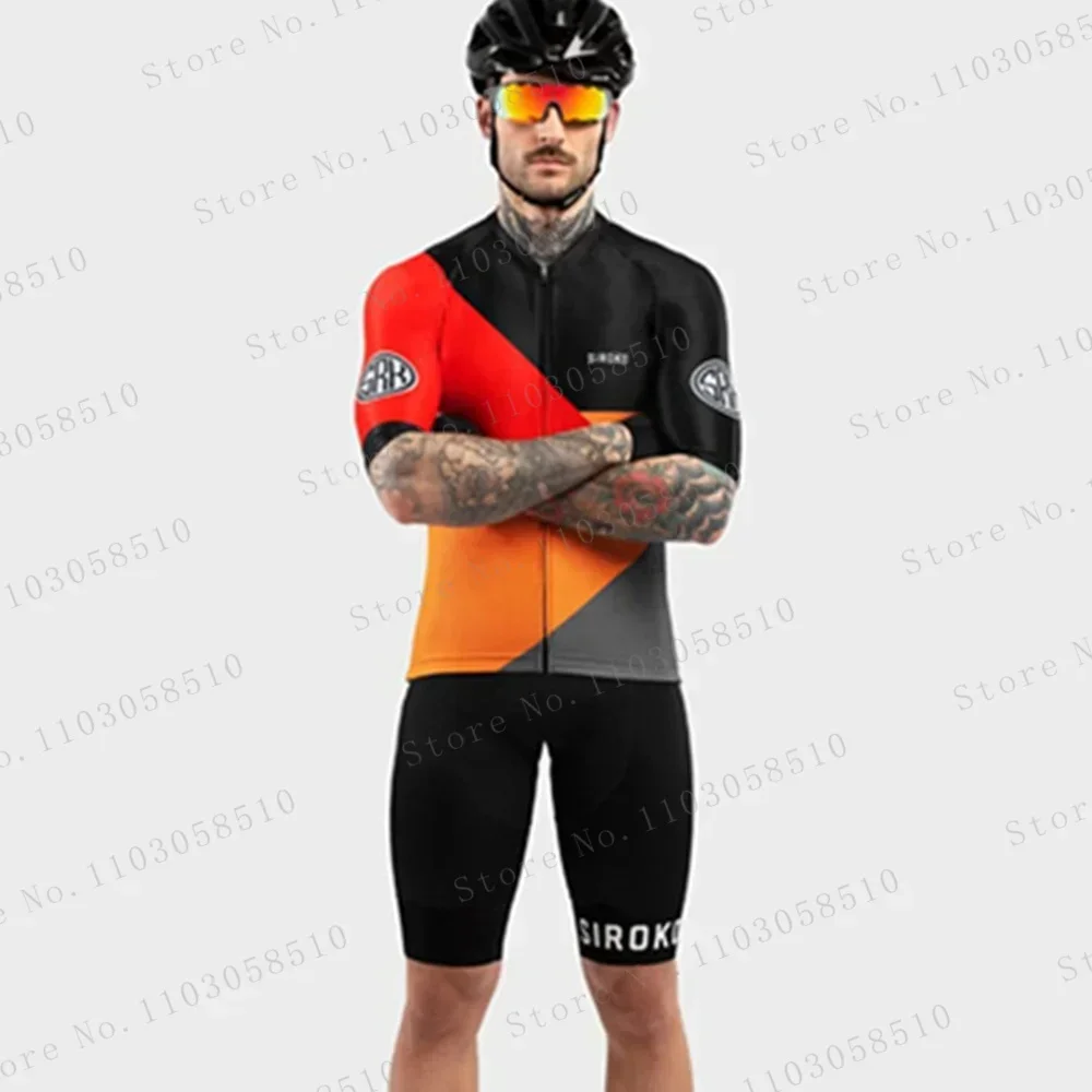 Cycling Jersey Men Cycling Set Racing Bicycle Clothing Suit Mountain Bike Clothes Siroko