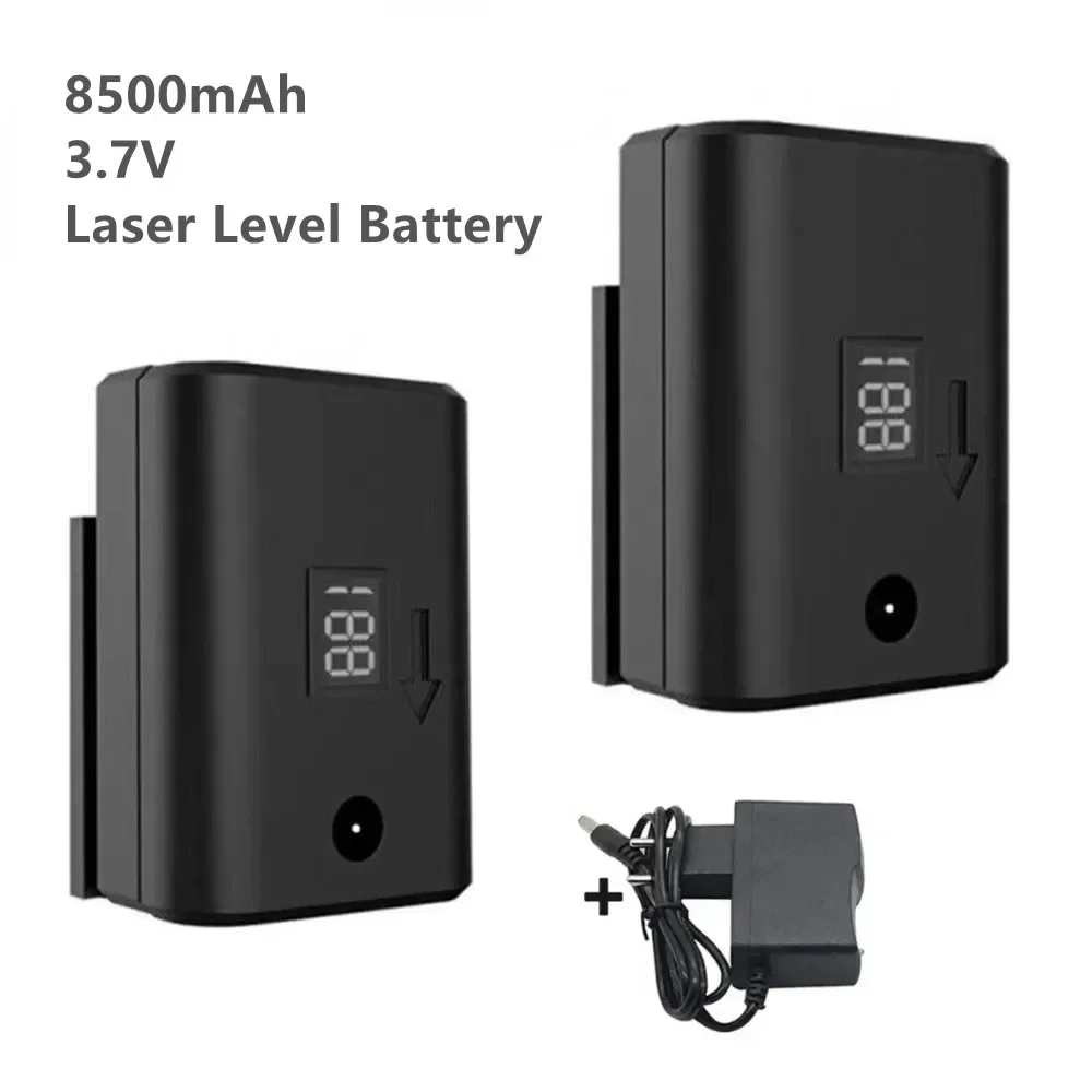 3.7V Large Capacity 8500mAh Chargeable Laser Level Battery for 8/12/16 Lines Leveling Tool Digital Display Battery power tool battery rechargeable battery