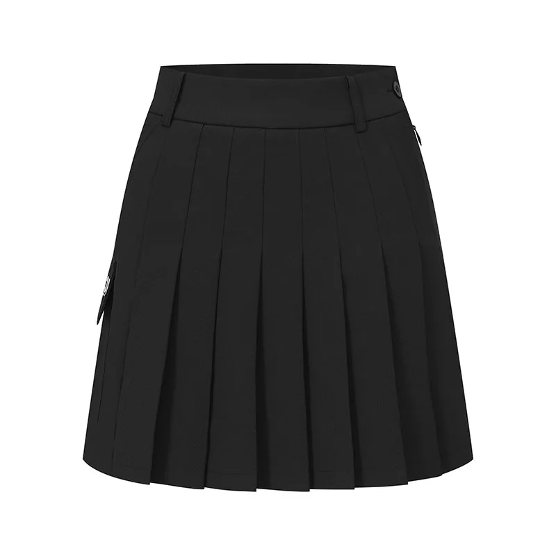 Korean Women Golf Clothing Short Skirt Gentle Fashionable All-match Brushed Pleated Skirt Lining Shorts