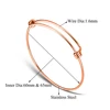 10pcs/Lot Grace Moments Bracelet & Bangle 100% Stainless Steel Cuff Bracelets Women Fashion Jewelry Wire Cable Bangle Adjustable 6
