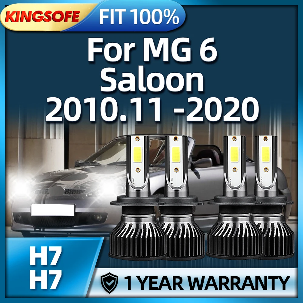 

4 шт., автомобильные фары 150 Вт H7, автомобильная фара 6000K для MG 6 седан 2010 2011 2012 2013 2014 2015 2016 2017 2018 2019 2020