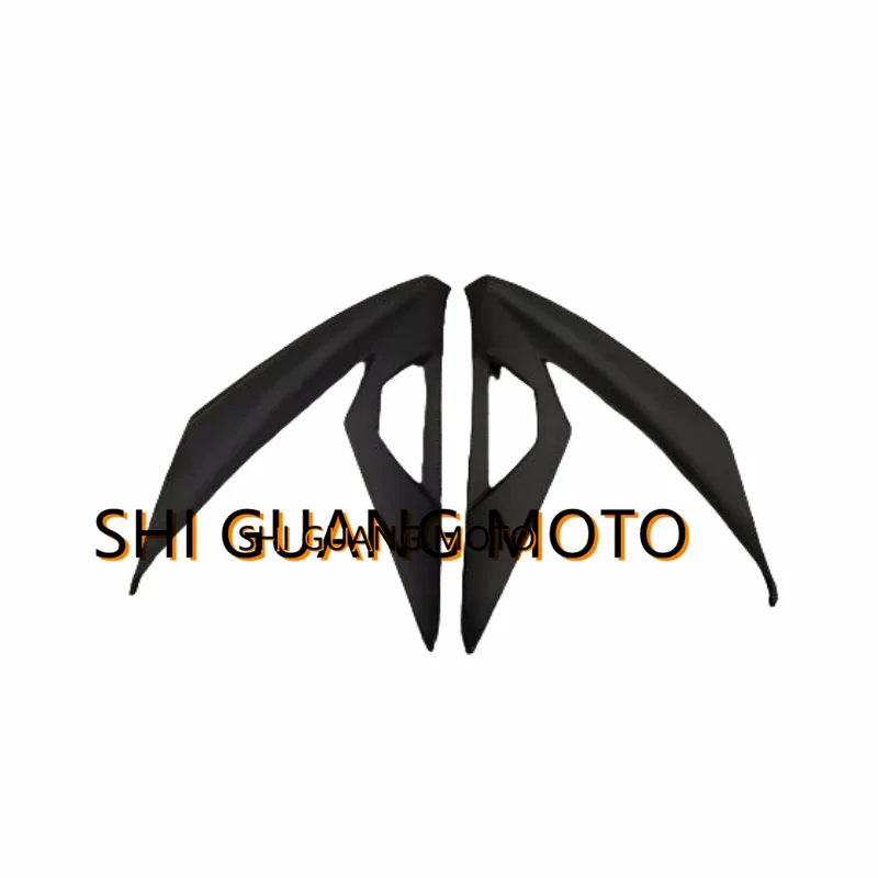 

Чехол для переднего рулевого абажура Kawasaki NINJA300/250 13-18, Защитная панель корпуса, черный пластик, углеродное волокно