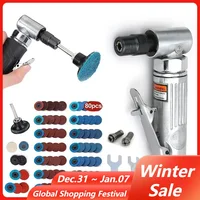 Air Angle Die Grinder 90 Degree Pneumatic Grinding Machine Mill Engraving Tool Pneumatic Die Grinder Carving Machine Tool Set 1