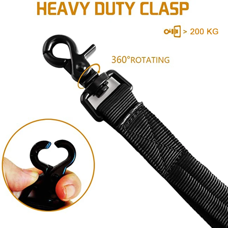 2 Handle Dog Training Leash Tactical Bungee Pet Cat Dog Leash Quick Release Elastic Leads Rope Military Training Nylon dog training leash