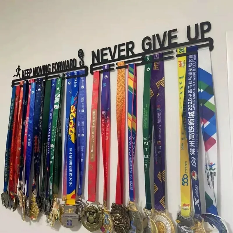 30 Type Multi-Style Medal Hanging Holder Rack Hanger Bracket Wall Hooks Office Decor Iron Triathlon Running Sport Challenge Home