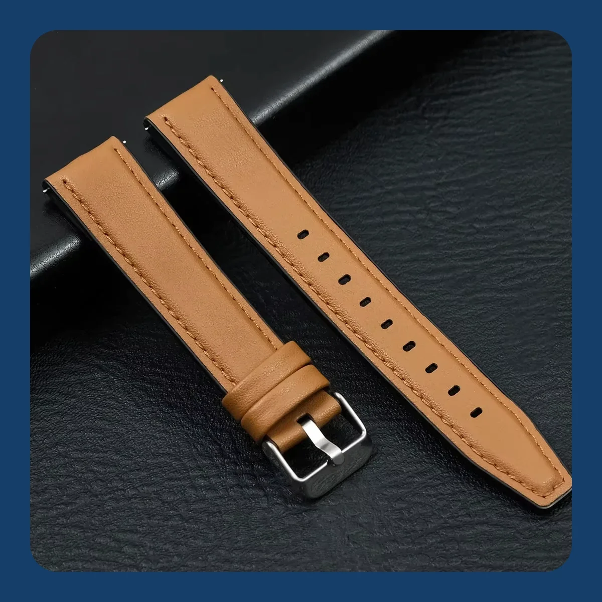 Versatile Silicone Watch Band - 20mm/22mm | Classic & Durable Strap