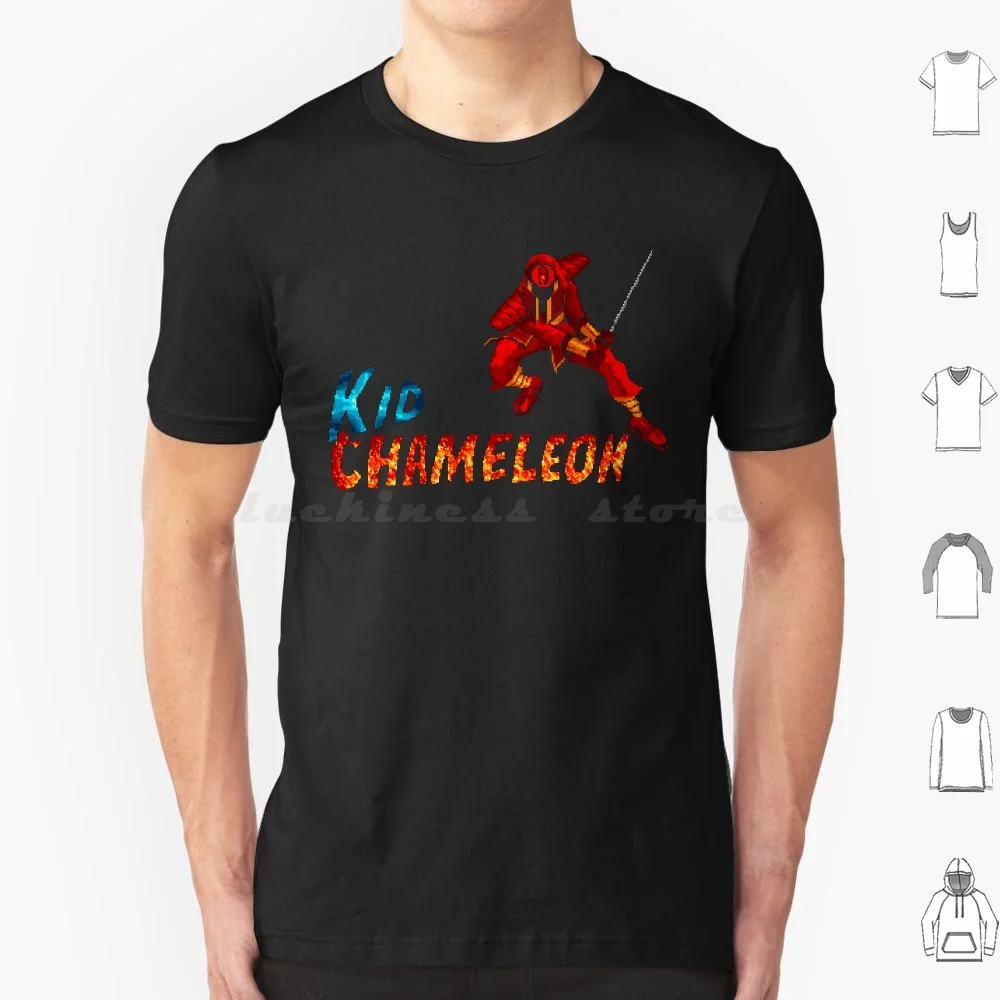 Kid Chameleon (Schermo Del Titolo Genesis) T Shirt Uomo Donna Bambini 6Xl Kid Chameleon Genesis Mega Drive Alex Kidd Decap Attack Gain