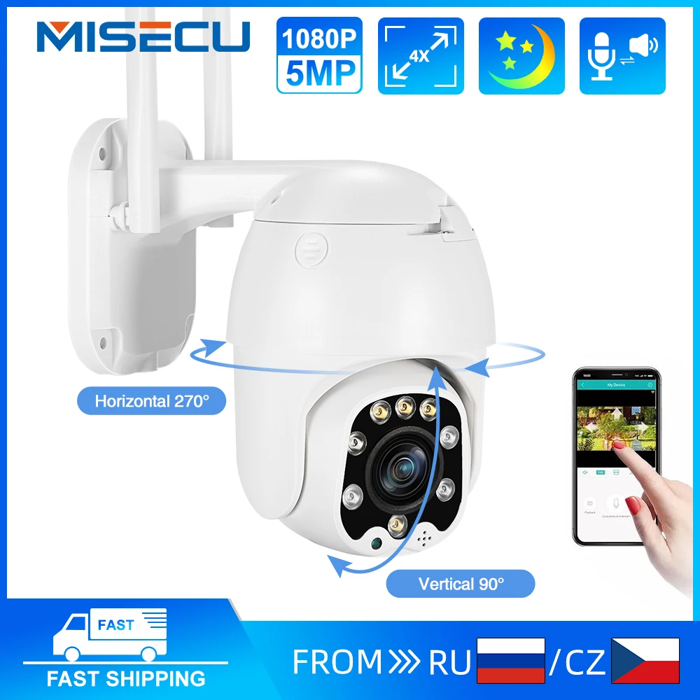 Misecu 1080p 3mp Speed Dome Wireless Wifi Camera Outdoor Camera Wifi Ip