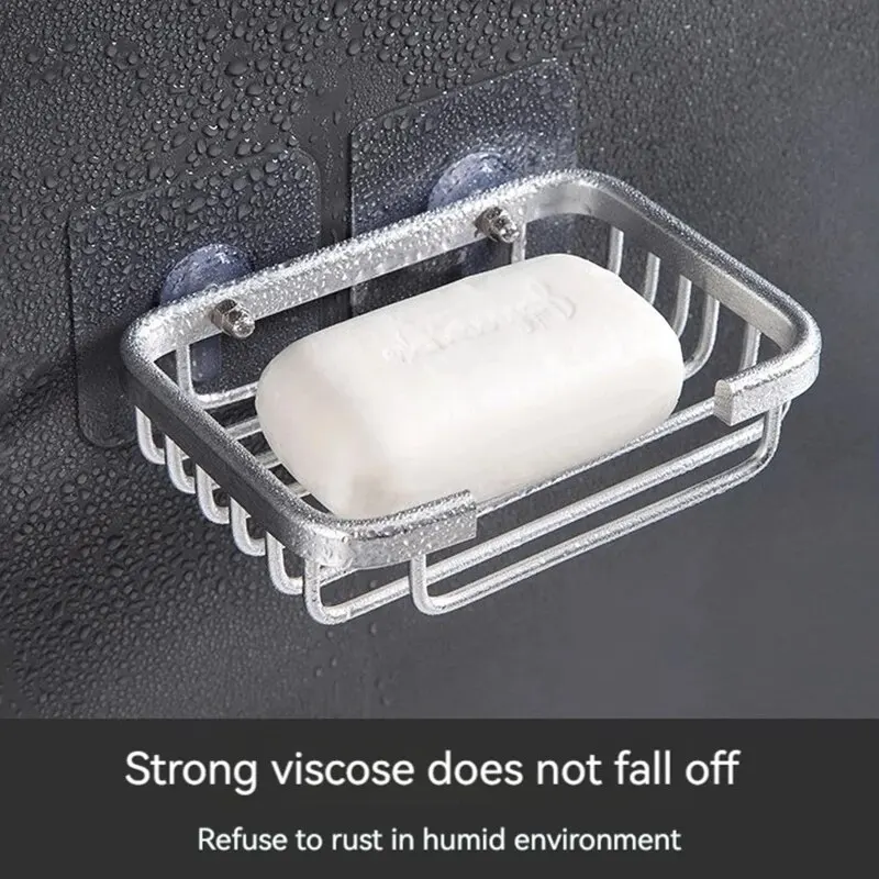 Aluminum Soap Rack Wall Mounted Draining