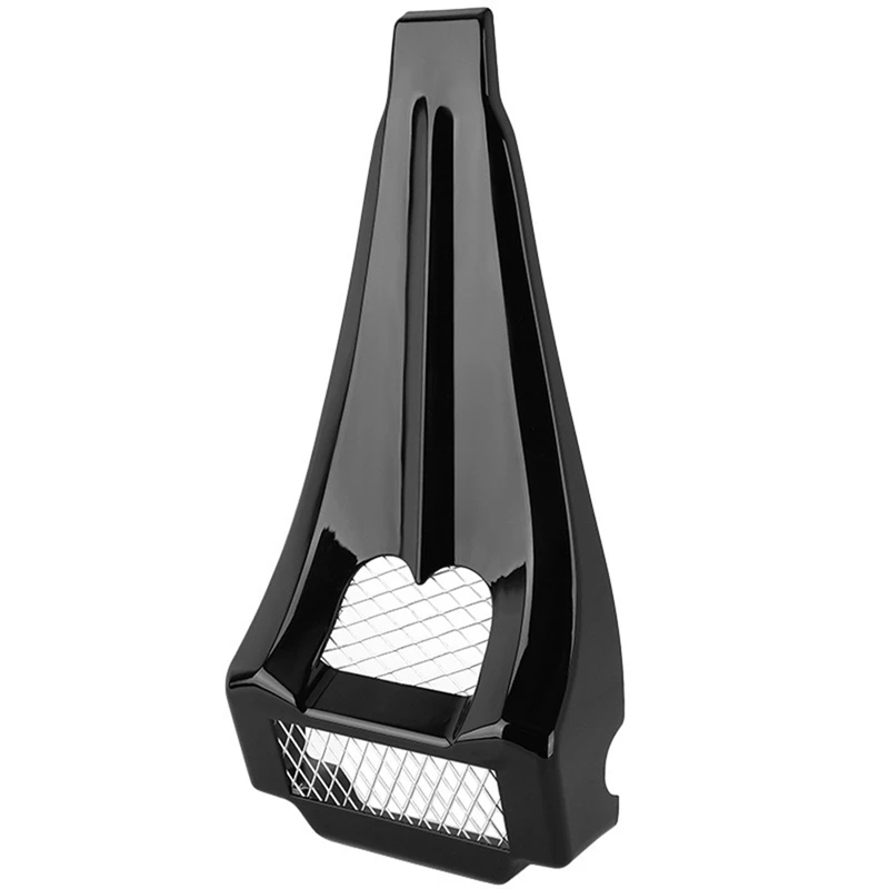 

1 PCS Motorcycle Front Radiator Cover Fairing Spoiler Black Metal For Touring FLHTCU Electric Road Street Glider Bagger