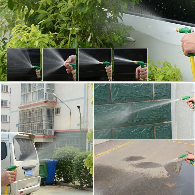 Household Gardening High-Pressure Water Hose Washing Car Water Gun Set Anti-Freeze Explosion