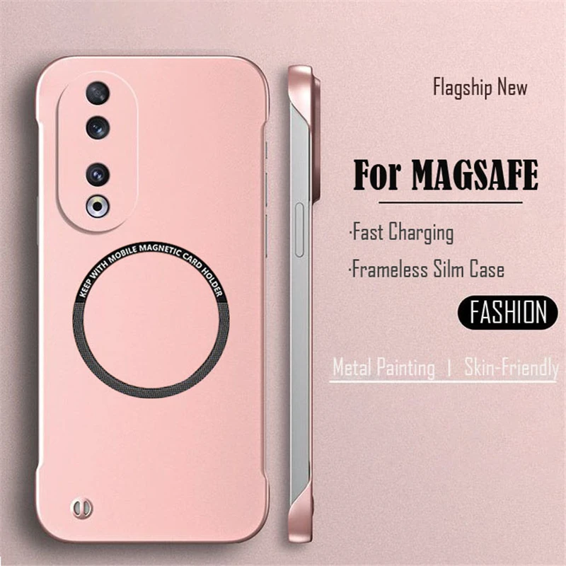 Ultra Thin Frameless Magnetic Matte Phone Case