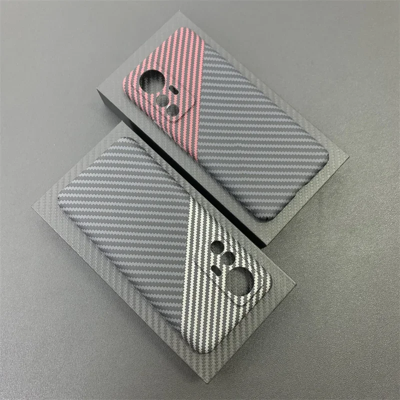 Stylish Slim Shockproof Carbon Fiber Stripe Phone Case Cover