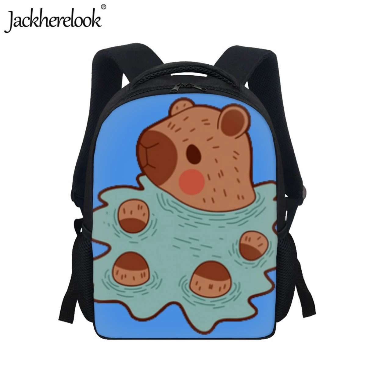 Jackherelook Capivara Cartoon Pattern Print Crossbody Bolsas para