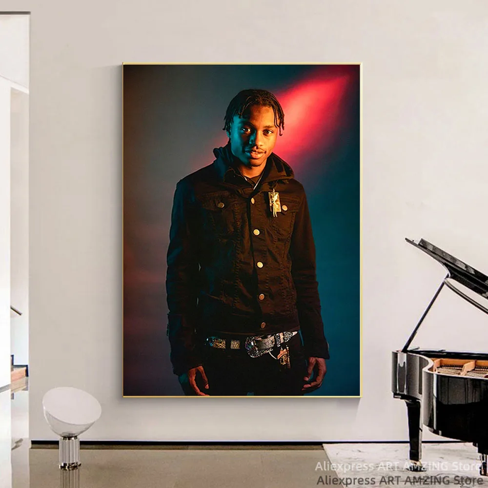 Lil Tjay Rapper Poster,Canvas Painting Posters and Prints Wall Art