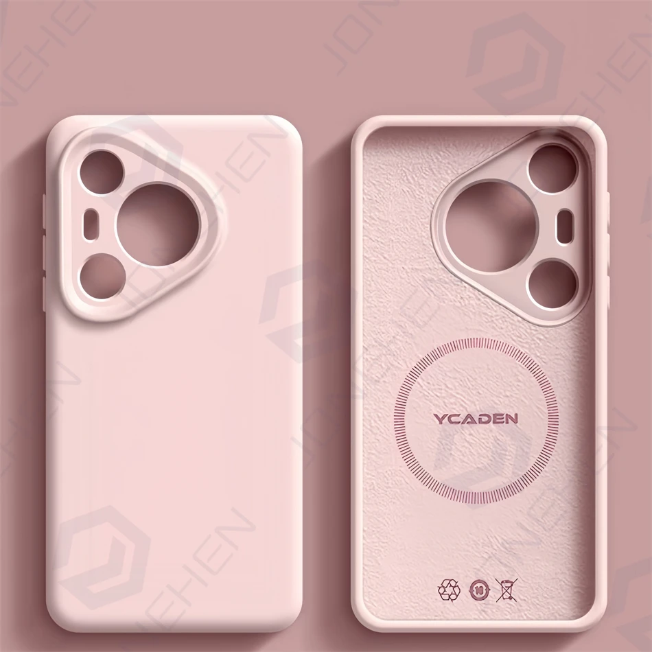 Liquid Silicone Shockproof Magnetic Phone Case - Soft Touch & Durable Protection