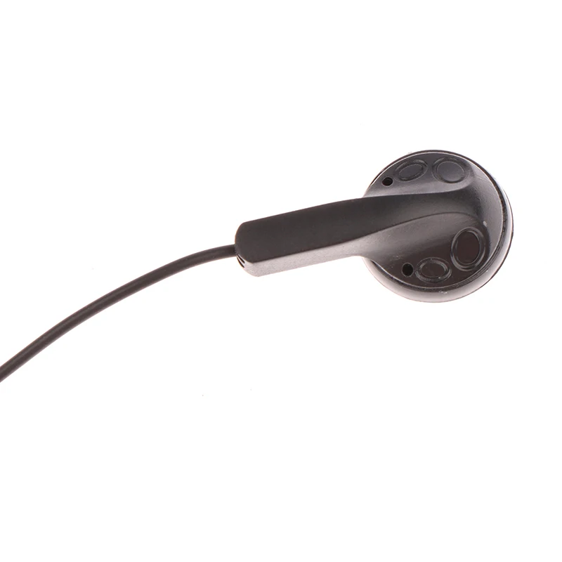 1Pc Earpiece 3.5mm Plug Single Headset Headphone Earphone for Laptop PC Headset